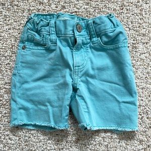 GAP Turquoise Denim Shorts